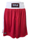 Title Boxing Trunks: Air Mesh - Red